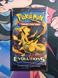 Pokemon XY Evolutions Booster Pack Mega Charizard Art 107 - Image 1