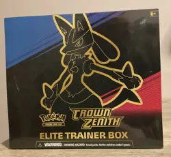 Pokemon TCG: Crown Zenith ETB Elite Trainer Box SEALED 820650851476 - Image 1