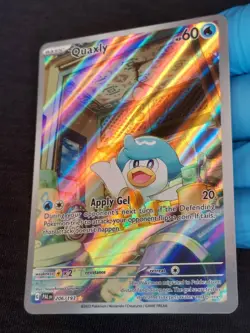 Pokemon Quaxly 206/193 Sv02: Paldea Evolved IR Full Art Mint 💎 - Image 2