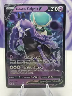 Pokemon TCG, Shadow Rider Calyrex V 074/198 Chilling Reign - Image 1