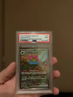 Pokemon 2023 SV151 Mew en Venusaur EX #198/165 PSA 9 English Mint - Image 1