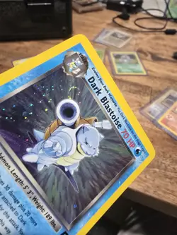 Pokemon Dark Blastoise Team Rocket Holo Rare Unlimited 3/82 English 70 HP - Image 2