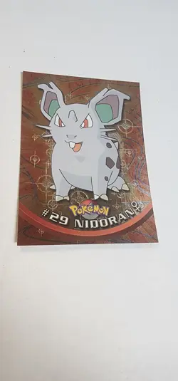 2000 Topps Chrome Pokemon Series 1 #29 Nidoran - Image 2