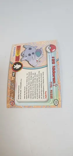 2000 Topps Chrome Pokemon Series 1 #29 Nidoran - Image 3