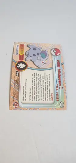 2000 Topps Chrome Pokemon Series 1 #29 Nidoran - Image 4