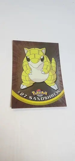 2000 Topps Chrome Series 1 Pokemon Sandshrew #27 Holo Foil - Image 2