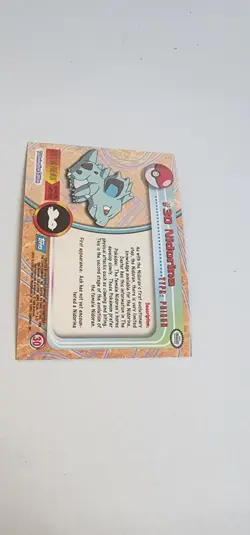 2000 Topps Chrome Pokemon Series 1 #30 Nidorina - Image 4
