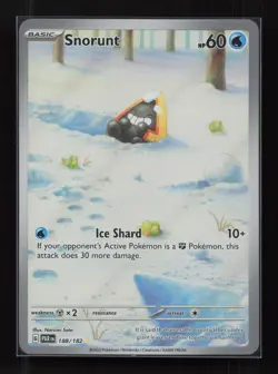 Snorunt 188/182 Illustration Rare Paradox Rift Pokemon Near Mint - Image 1