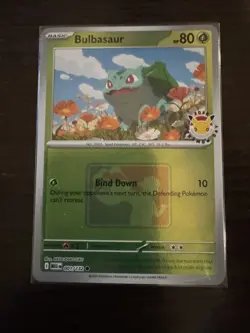 Pokemon Bulbasaur 001/132 Pokemon Day 2026 Promo Reverse Holo Mega Evolutions - Image 1