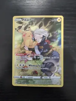 2022 Pokemon Pikachu TG05/TG30 Swsh11: Lost Origin Trainer Gallery Holo - Image 1