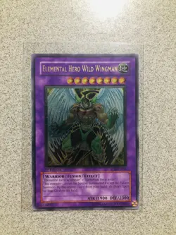 Yugioh NM 1st Ed Elemental Hero Wild Wingman - Ultimate Rare - EN035 - Image 1