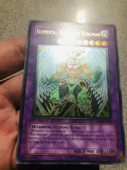 Yugioh NM 1st Ed Elemental Hero Wild Wingman - Ultimate Rare - EN035 - Image 4