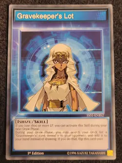 YUGIOH Gravekeeper's Lot. SS01-ENBS2 - Common - 1st Edition Near Mint - Image 1