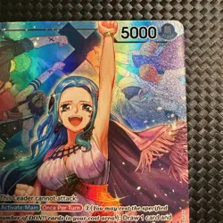 One Piece Card Game Nefeltari Vivi OP04-001 Leader Alt Art - Image 4