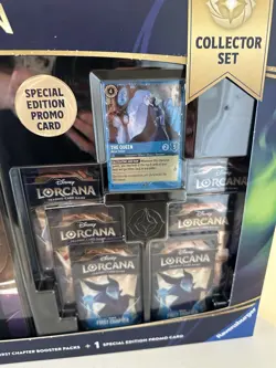 Disney Lorcana First Chapter Collector Set w/Promo Bundle Box New Sealed IN HAND - Image 2