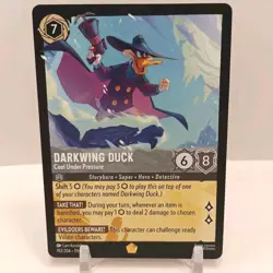 Disney Lorcana Darkwing Duck Cool Under Pressure 192/204 NM Winterspell - Image 1