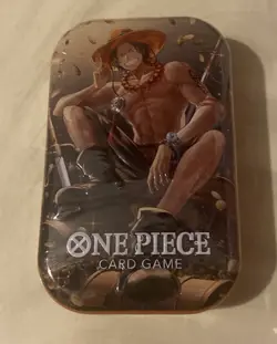 One Piece Card Game Mini-Tin Pack Set Vol.2 Portgas.D.Ace - New/Sealed - Image 1