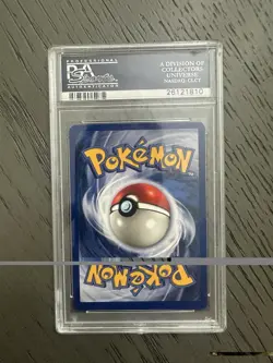 Pokemon Moltres TCG 12/62 Fossil 1st Edition Holo Card PSA 9 - Image 2