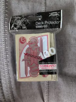 100 CT Card Sleeves MTG Game Knights KiCKSTARTER - Image 1