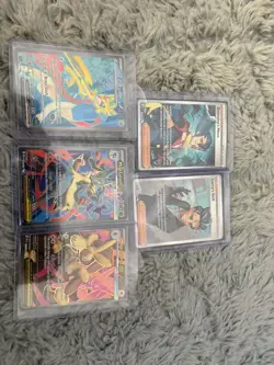 Pokemon TCG 6 Foil Card Lot - Zacian, Lucario, Lopunny, Eevee, Grimsley - Image 1