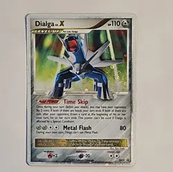 Pokemon TCG Dialga LV.X DP37 2009 Black Star Promo Holo Card LP MP - Image 1