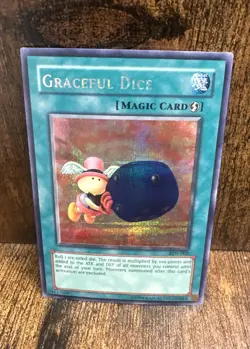 YuGiOh! Graceful Dice EDS-002 Eternal Duelist Soul Limited Edition Magic Card - Image 2