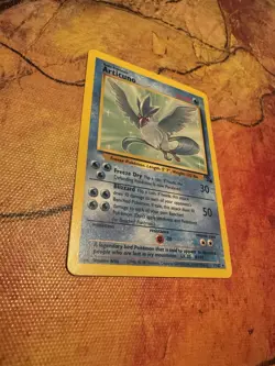Articuno 17/62 Fossil Unlimited Non Holo Pokemon Card WOTC 1999 - Image 1