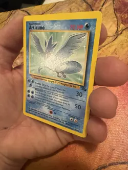 Articuno 17/62 Fossil Unlimited Non Holo Pokemon Card WOTC 1999 - Image 2