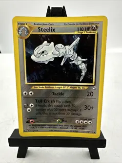 Steelix 15/111 Neo Genesis Holo Rare Pokemon Card LP - Image 1