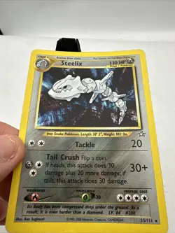 Steelix 15/111 Neo Genesis Holo Rare Pokemon Card LP - Image 3