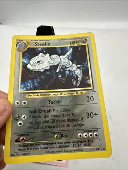 Steelix 15/111 Neo Genesis Holo Rare Pokemon Card LP - Image 4