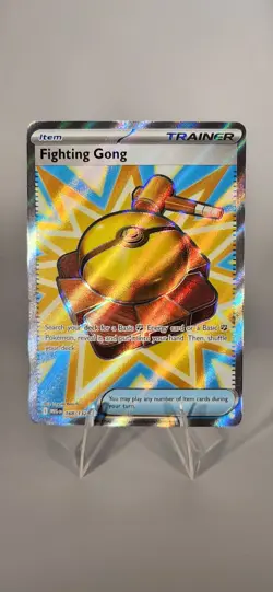 Pokemon Mega Evolution Fighting Gong Trainer Card 168/132. - Image 1
