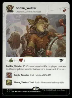 MTG Secret Lair Drop Series Goblin Welder #1617 NM - Exact Card Shown - Image 1