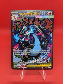 Pokemon Mega Charizard X ex UPC Promo 023 MEP Full Art Holo EX English Card - Image 1