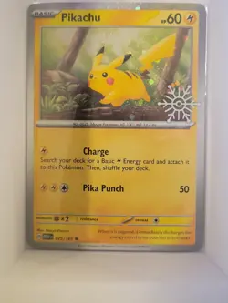 Pikachu - (Holiday Calendar) 025/165 Miscellaneous Cards & Products Holo - Image 1