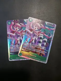 X2 One Piece Card Game TCG Perona OP14-033 SR M/NM Condition - Image 1