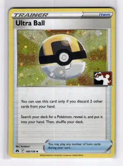 Ultra Ball (Cosmos Holo) SWIRL -146/159 Prize Pack Series Cards - NM - Image 1