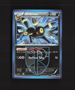 Umbreon 64/116 Plasma Freeze Rare Pokemon Card LP - Image 1
