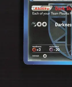 Umbreon 64/116 Plasma Freeze Rare Pokemon Card LP - Image 5