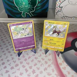 Pokemon Galarian Ponyta Boltund Shiny Holo Card Lot 2021 Set 2 Cards - Image 1