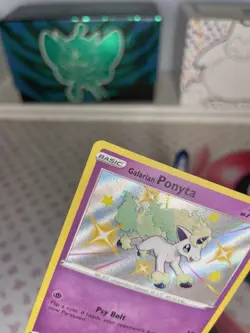 Pokemon Galarian Ponyta Boltund Shiny Holo Card Lot 2021 Set 2 Cards - Image 3
