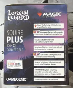 New Gamegenic MTG Lorwyn Eclipsed Squire PLUS 100+ XL Sygg, Wanderwine Wisdom - Image 2