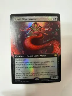 South Wind Avatar (Extended Art FOIL) MTG: Teenage Mutant TMNT -SHIPS NOW! - Image 1