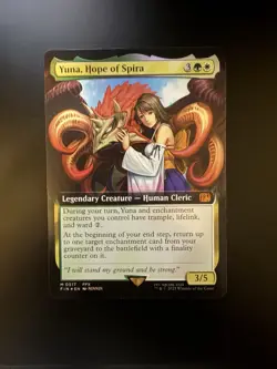 MTG Final Fantasy English Yuna, Hope of Spira Extended Art 0517 Foil - Image 1