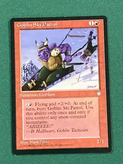 Goblin Ski Patrol, Ice Age, Magic the Gathering MTG - Image 1