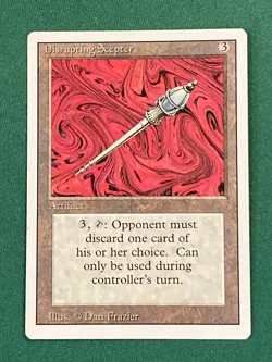 Disrupting Scepter, Revised Edition, Magic the Gathering MTG - Image 1
