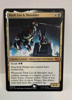 Dark Leo & Shredder - rare - M014 MTG Teenage Mutant Ninja Turtles, English - Image 1