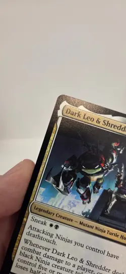 Dark Leo & Shredder - rare - M014 MTG Teenage Mutant Ninja Turtles, English - Image 3