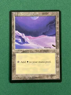 Snow-Covered Plains, Ice Age, Magic the Gathering MTG - Image 1