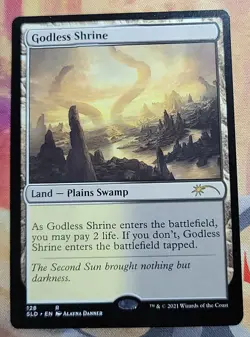 Godless Shrine MTG Secret Lair (SLD) (NM) - Image 1